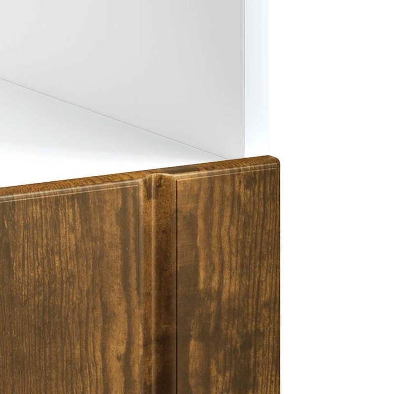 Herdumbauschrank Lucca Räuchereiche Holzwerkstoff