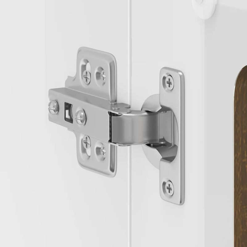 Küchen-Hängeschrank mit Glastür Lucca Braun Eichen-Optik