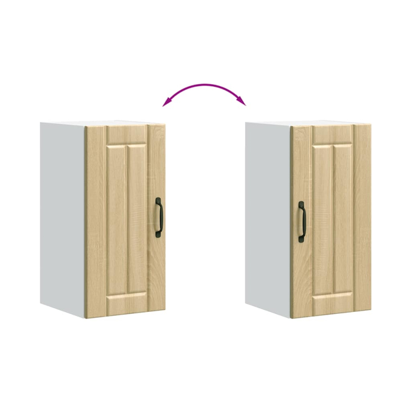 Küchen-Hängeschrank Lucca Sonoma-Eiche Holzwerkstoff