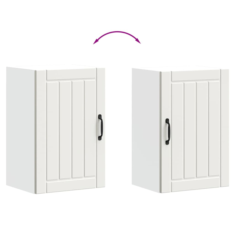 Küchen-Hängeschrank Lucca Weiß Holzwerkstoff