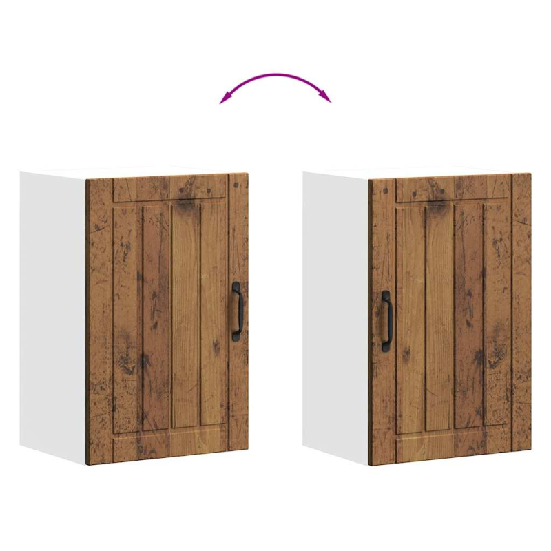 Küchen-Hängeschrank Lucca Altholz-Optik Holzwerkstoff