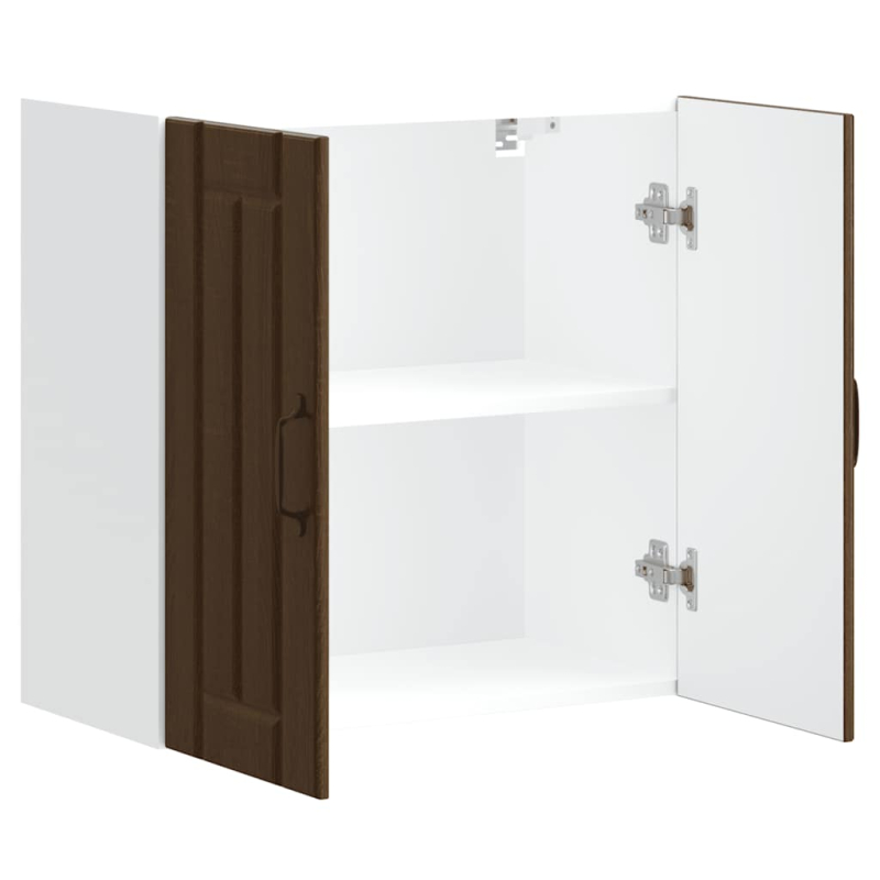 Küchen-Hängeschrank Lucca Braun Eichen-Optik Holzwerkstoff