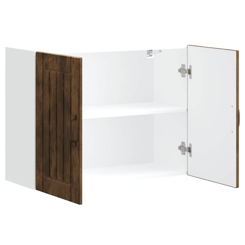 Küchen-Hängeschrank Lucca Räuchereiche Holzwerkstoff