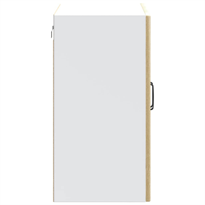 Küchen-Hängeschrank mit Glastür Lucca Sonoma-Eiche Holzwerkstoff