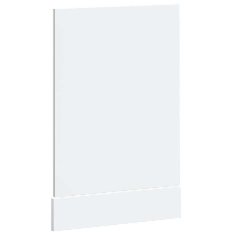 Geschirrspülerblende Lucca Hochglanz-Weiß Holzwerkstoff