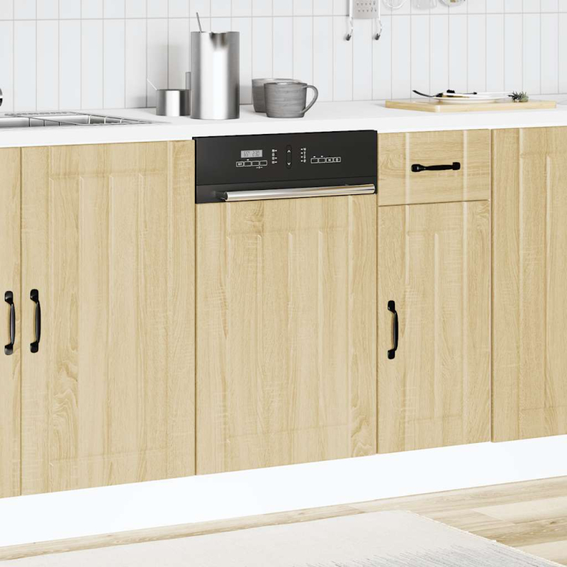 Geschirrspülerblende Lucca Sonoma-Eiche Holzwerkstoff