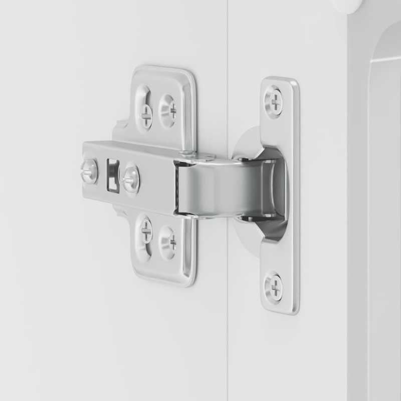 Küchen-Hängeschrank mit Glastür Lucca Hochglanz-Weiß Holzwerkstoff