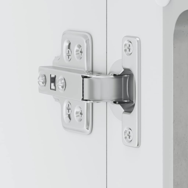 Küchen-Hängeschrank mit Glastür Lucca Betongrau Holzwerkstoff