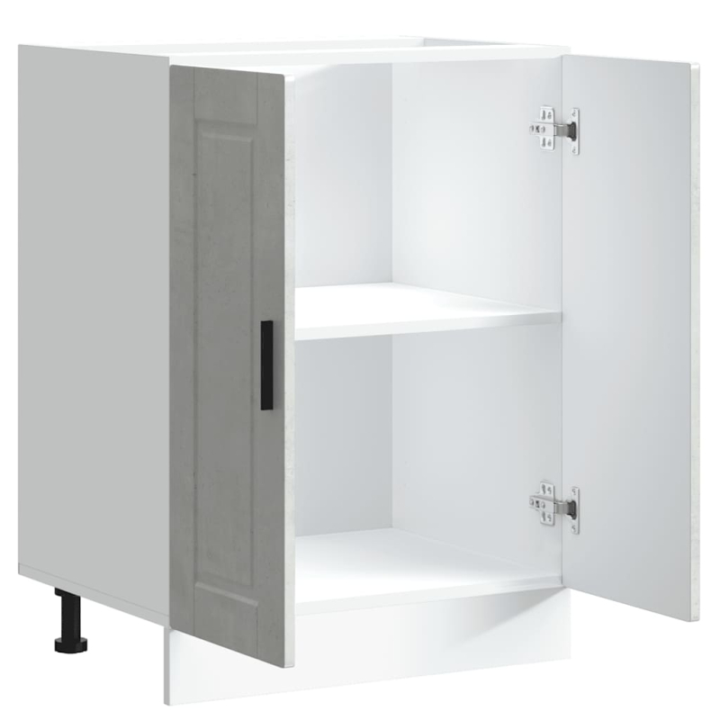 Küchenunterschrank Porto Betongrau Holzwerkstoff