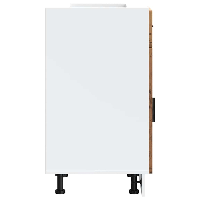 Küchenunterschrank Porto Altholz-Optik Holzwerkstoff