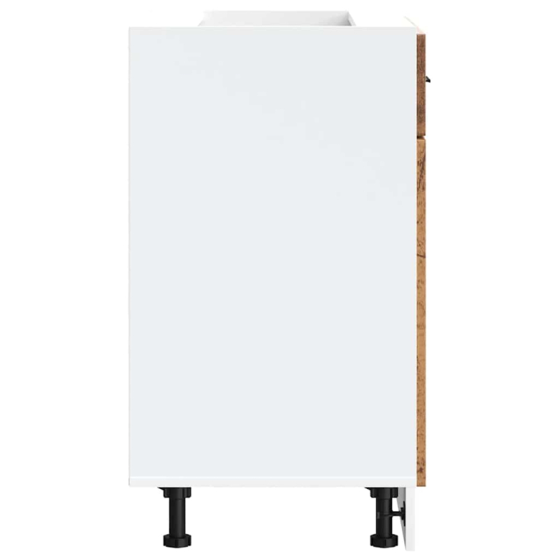 Küchenunterschrank Porto Altholz-Optik Holzwerkstoff