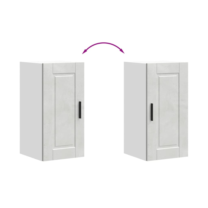 Küchen-Hängeschrank Porto Betongrau Holzwerkstoff