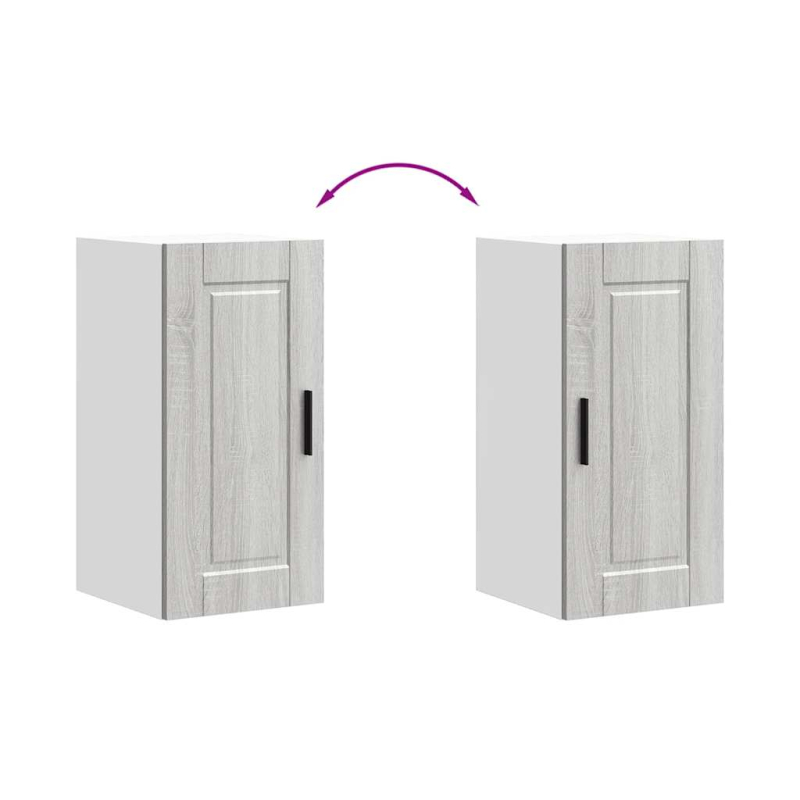 Küchen-Hängeschrank Porto Grau Sonoma Holzwerkstoff