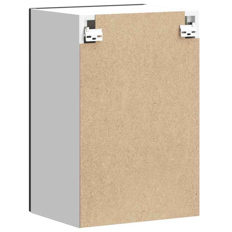 Küchen-Hängeschrank Porto Schwarz Holzwerkstoff