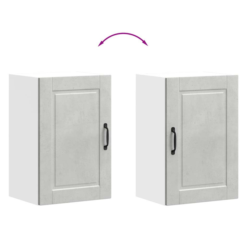 Küchen-Hängeschrank Porto Betongrau Holzwerkstoff