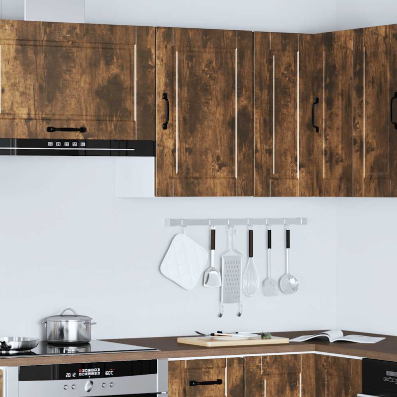 Küchen-Hängeschrank Porto Räuchereiche Holzwerkstoff