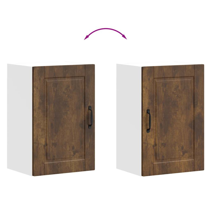 Küchen-Hängeschrank Porto Räuchereiche Holzwerkstoff