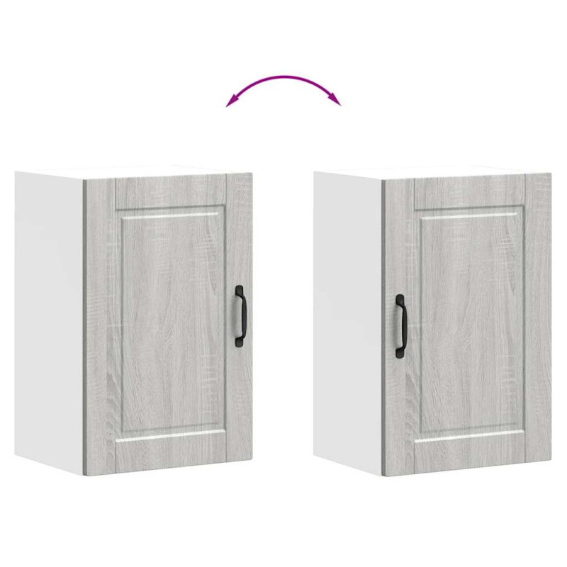 Küchen-Hängeschrank Porto Grau Sonoma Holzwerkstoff