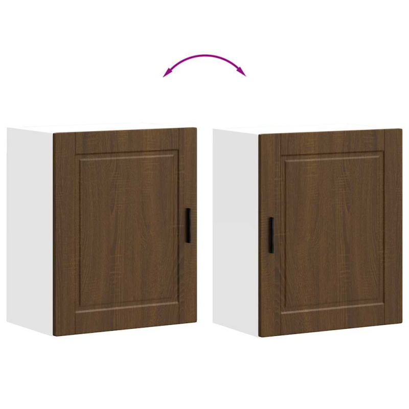 Küchen-Hängeschrank Porto Braun Eichen-Optik Holzwerkstoff