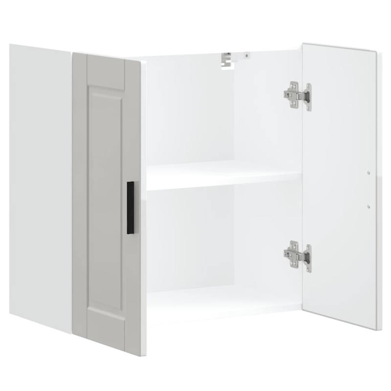 Küchen-Hängeschrank Porto Hochglanz-Weiß Holzwerkstoff