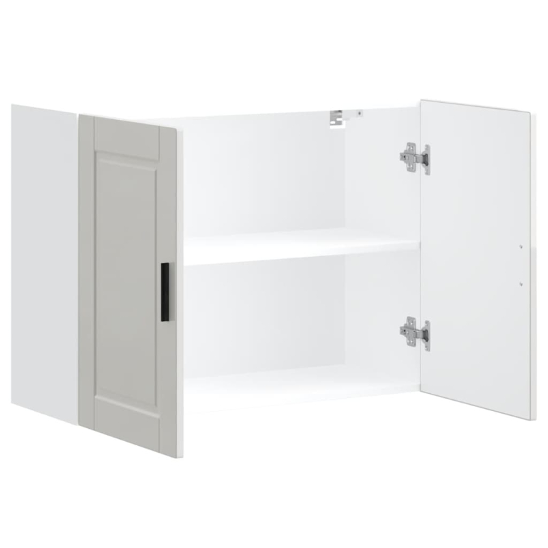 Küchen-Hängeschrank Porto Hochglanz-Weiß Holzwerkstoff