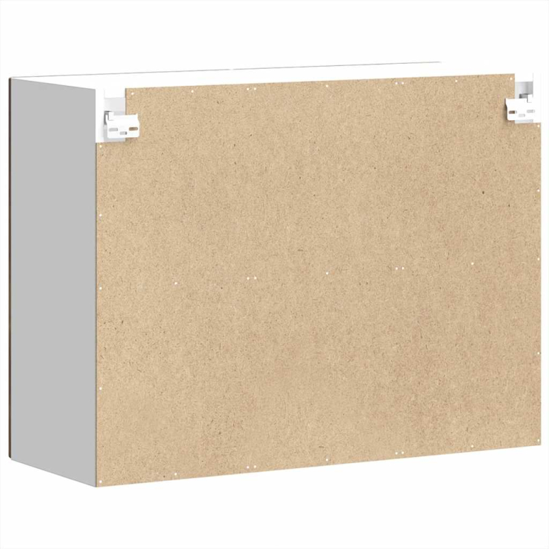 Küchen-Hängeschrank mit Glastür Porto Räuchereiche