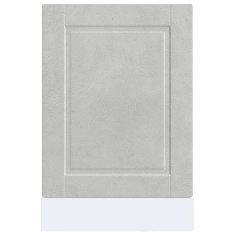 Geschirrspülerblende Porto Betongrau 45x1,5x67 cm Holzwerkstoff