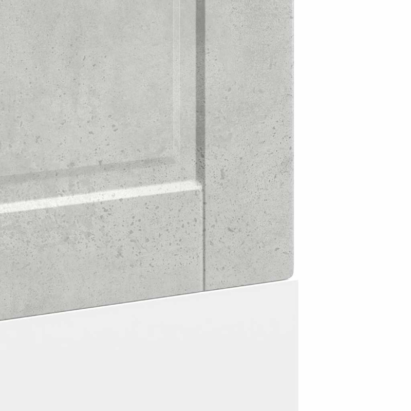 Geschirrspülerblende Porto Betongrau 60x1,5x67 cm Holzwerkstoff