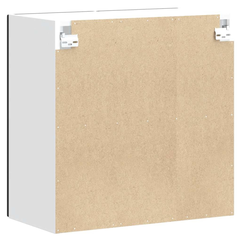 Küchen-Hängeschrank mit Glastür Porto Schwarz