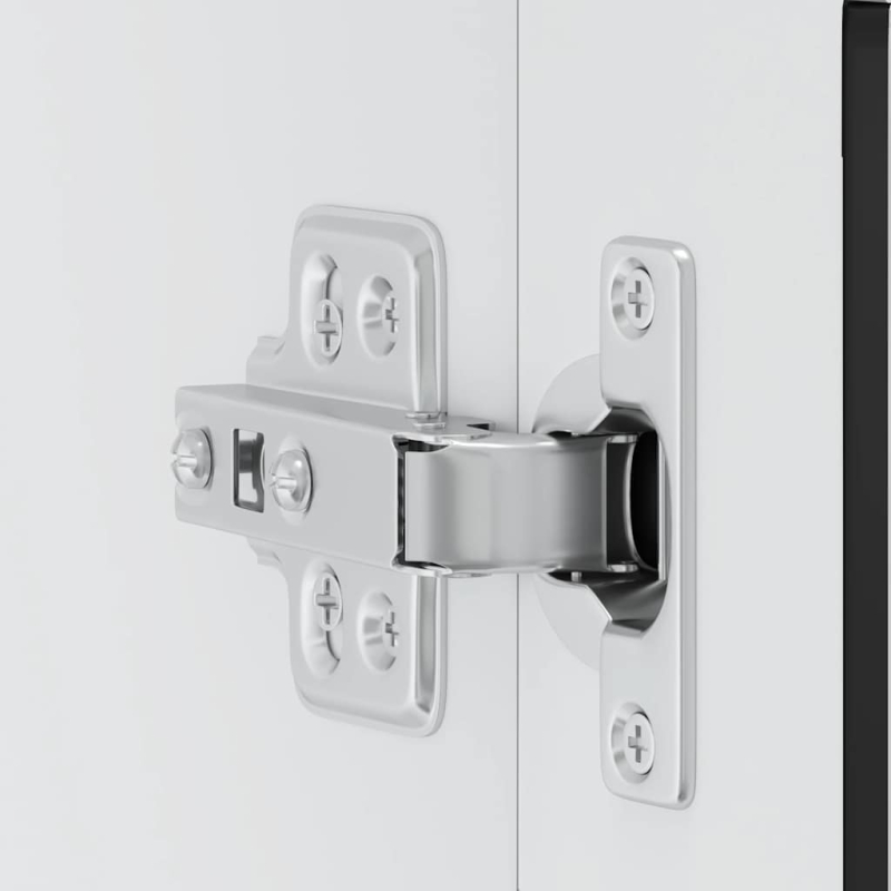 Küchen-Hängeschrank mit Glastür Porto Schwarz