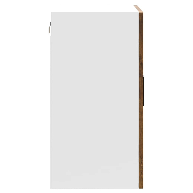 Küchen-Hängeschrank mit Glastür Porto Räuchereiche