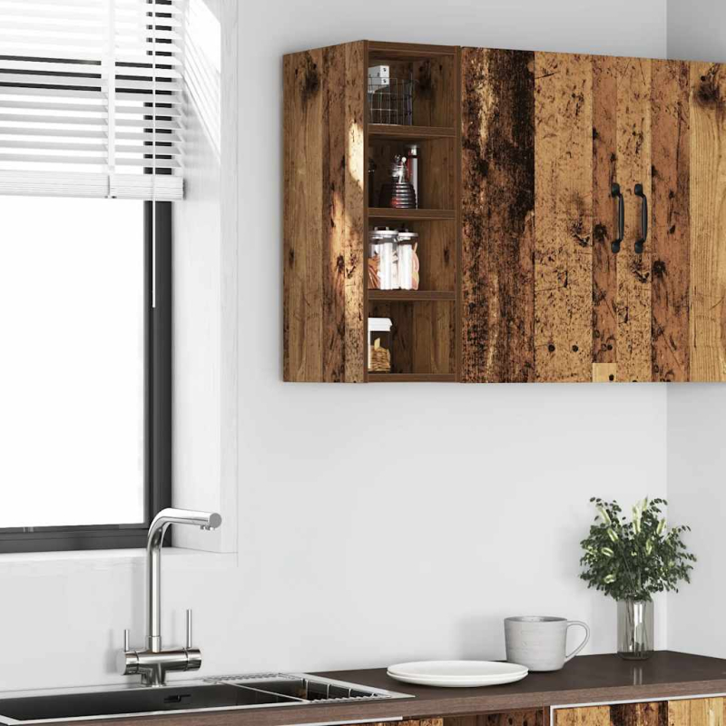 Hängeschrank Riga Altholz-Optik 20x29,5x60 cm Holzwerkstoff