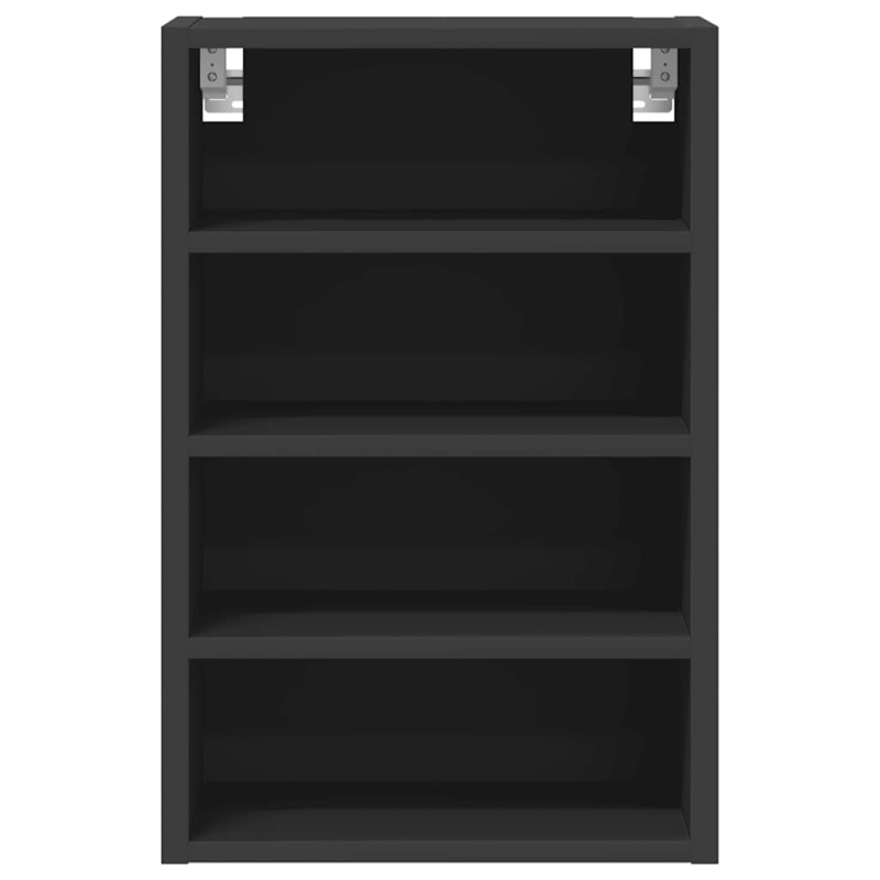 Hängeschrank Riga Schwarz 40x29,5x60 cm Holzwerkstoff