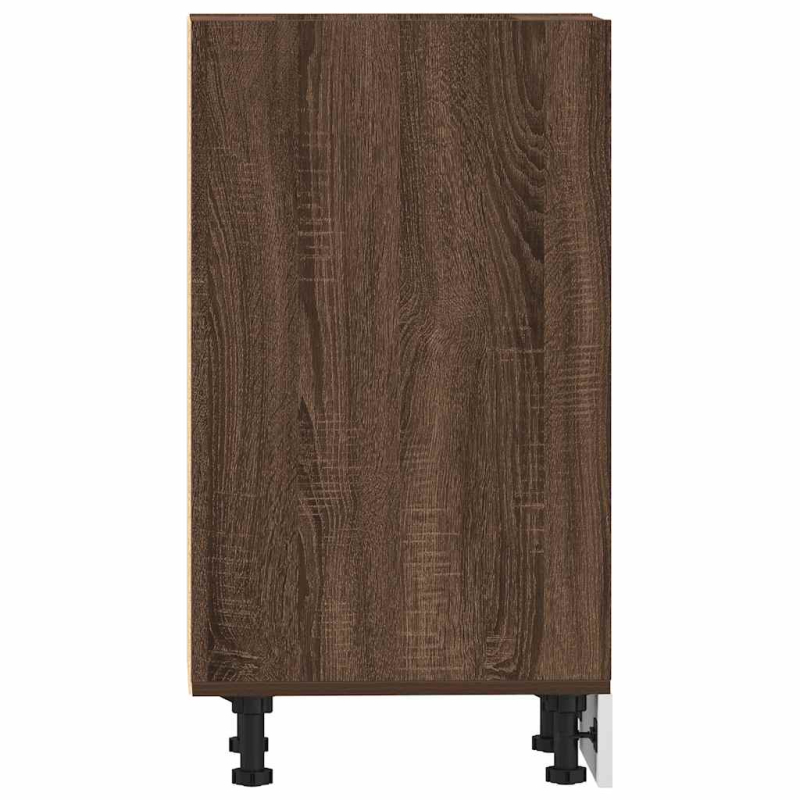 Unterschrank Riga Braun Eichen-Optik 40x44,5x81,5 cm Holzwerkstoff