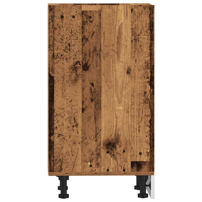 Unterschrank Riga Altholz-Optik 40x44,5x81,5 cm Holzwerkstoff