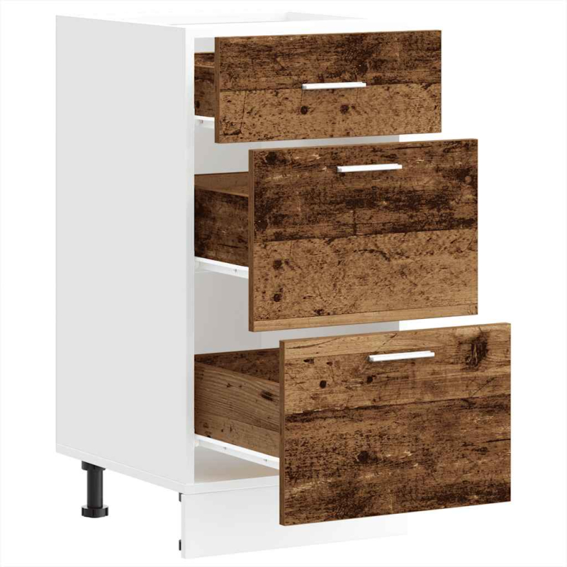 Unterschrank Lyon Altholz-Optik 40x46x81,5 cm Holzwerkstoff