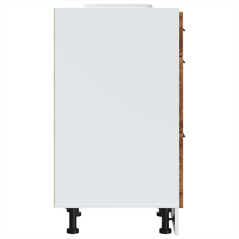 Küchenunterschrank Porto Altholz-Optik Holzwerkstoff