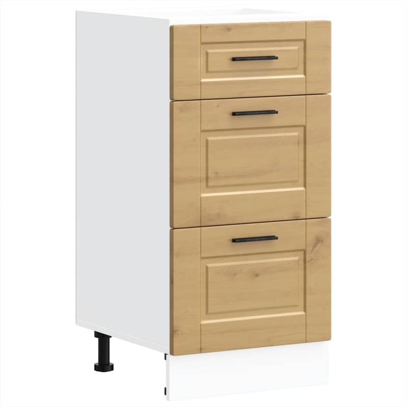 Küchenunterschrank Porto Artisan-Eiche Holzwerkstoff