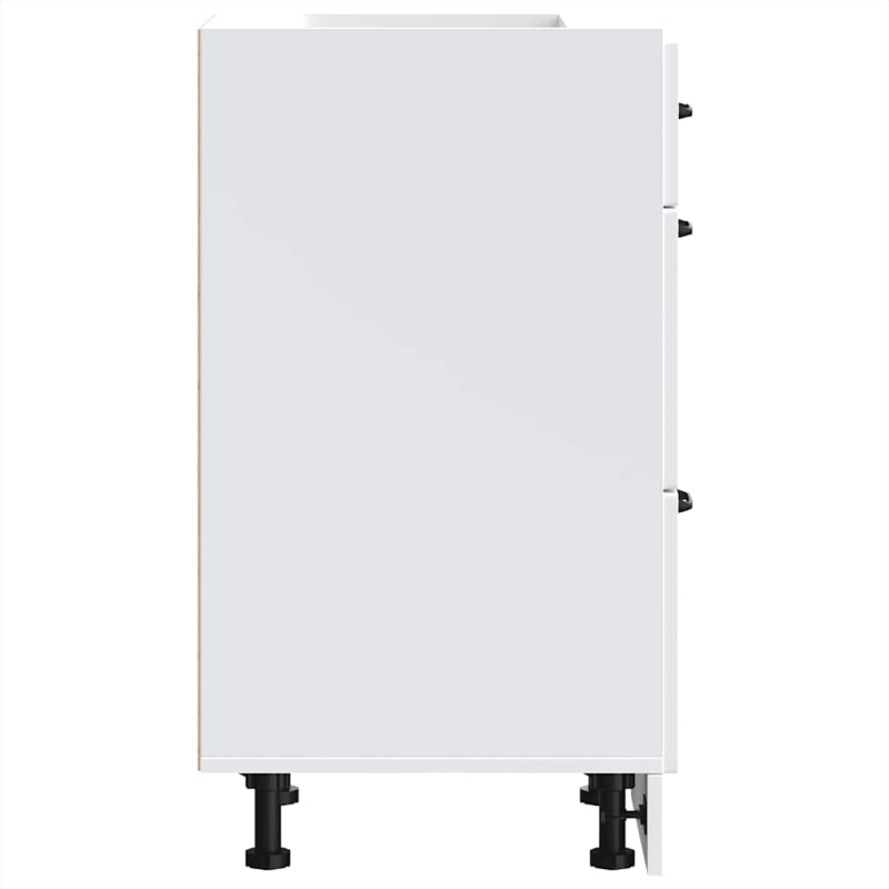 Küchen-Unterschrank Lucca Weiß Holzwerkstoff