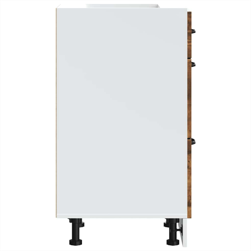 Küchen-Unterschrank Lucca Räuchereiche Holzwerkstoff