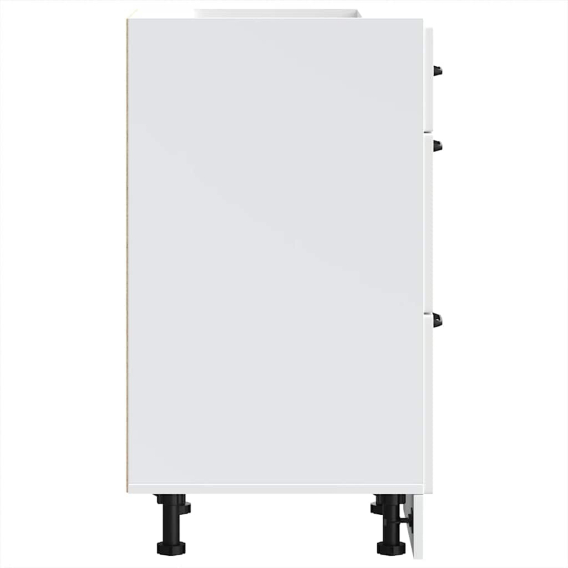 Küchenunterschrank Kalmar Weiß Holzwerkstoff