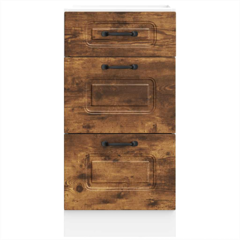 Küchenunterschrank Kalmar Räuchereiche Holzwerkstoff