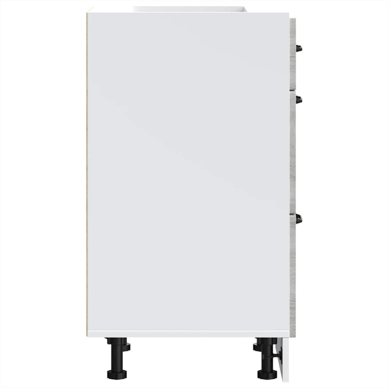 Küchenunterschrank Kalmar Grau Sonoma Holzwerkstoff