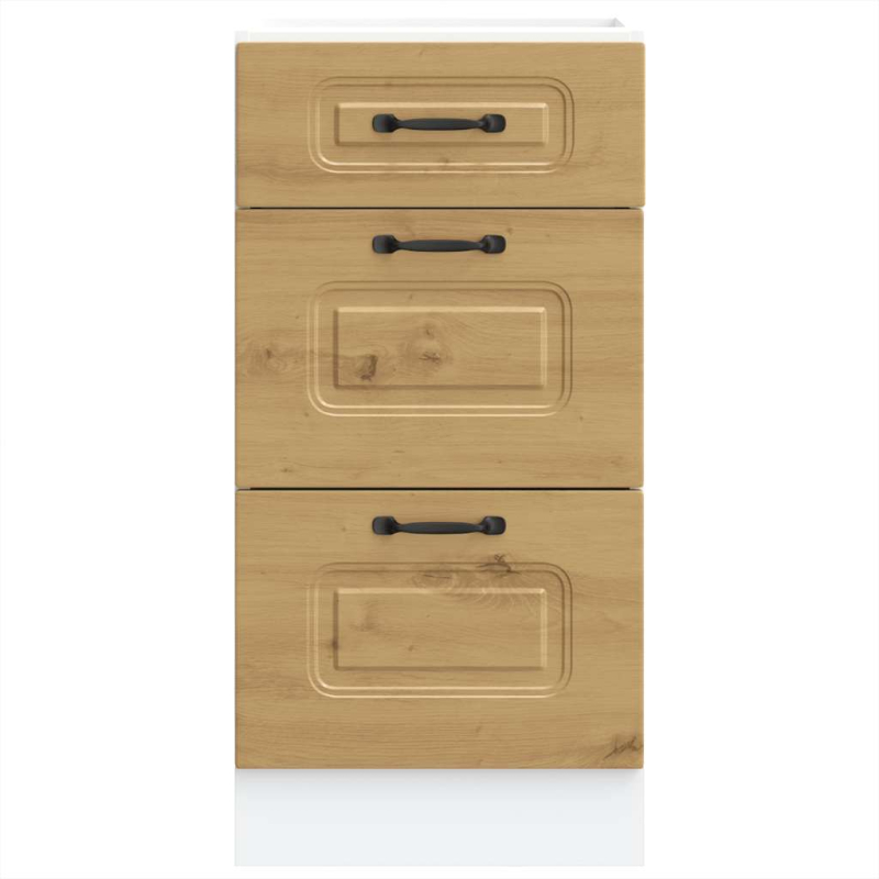 Küchenunterschrank Kalmar Artisan-Eiche Holzwerkstoff