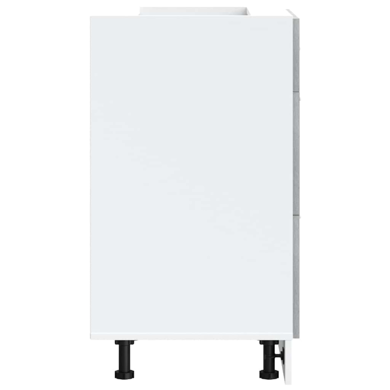 Küchenunterschrank Lyon Grau Sonoma Holzwerkstoff