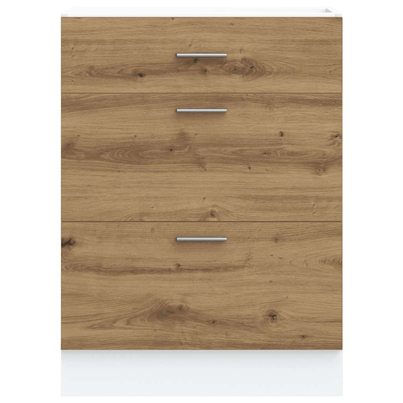 Küchenunterschrank Artisan-Eiche Holzwerkstoff