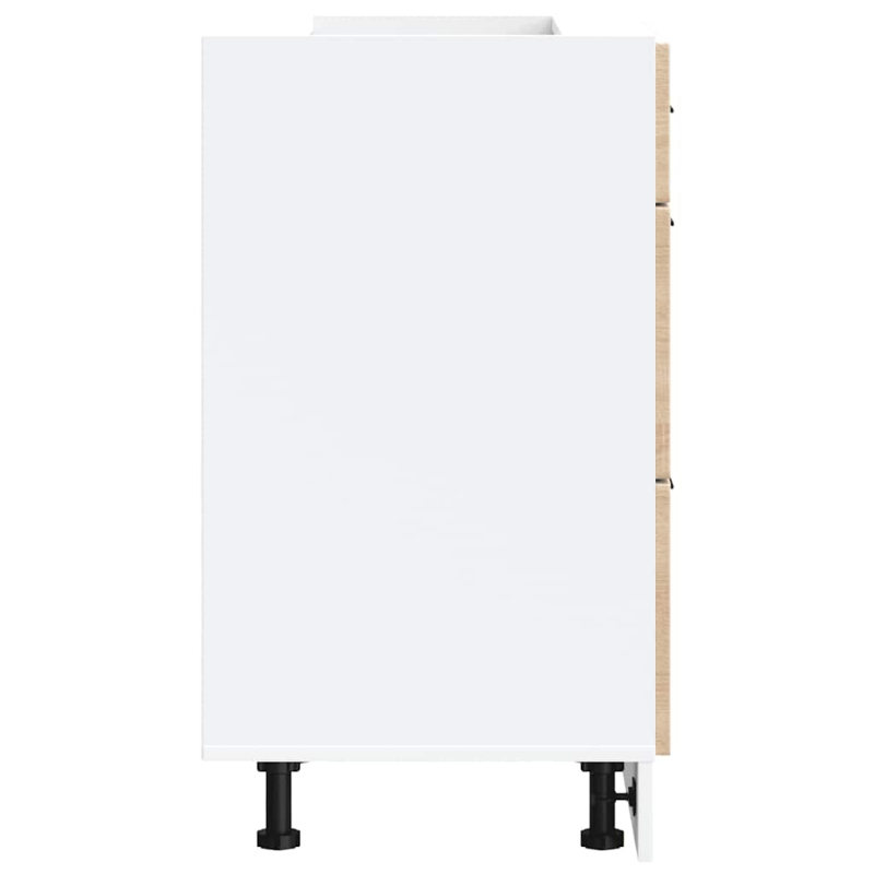 Küchenunterschrank Porto Sonoma-Eiche Holzwerkstoff