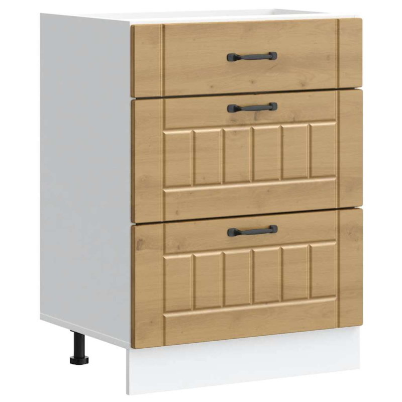 Küchen-Unterschrank Lucca Artisan-Eiche Holzwerkstoff