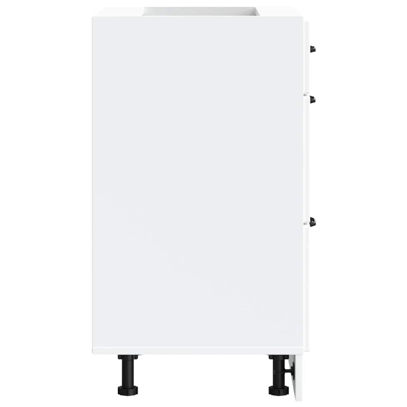 Küchenunterschrank Kalmar Weiß Holzwerkstoff