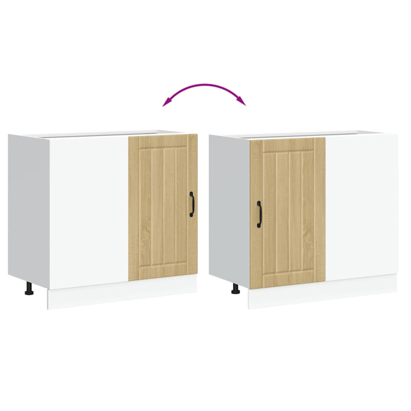 Spülenunterschrank Lucca Sonoma-Eiche Holzwerkstoff